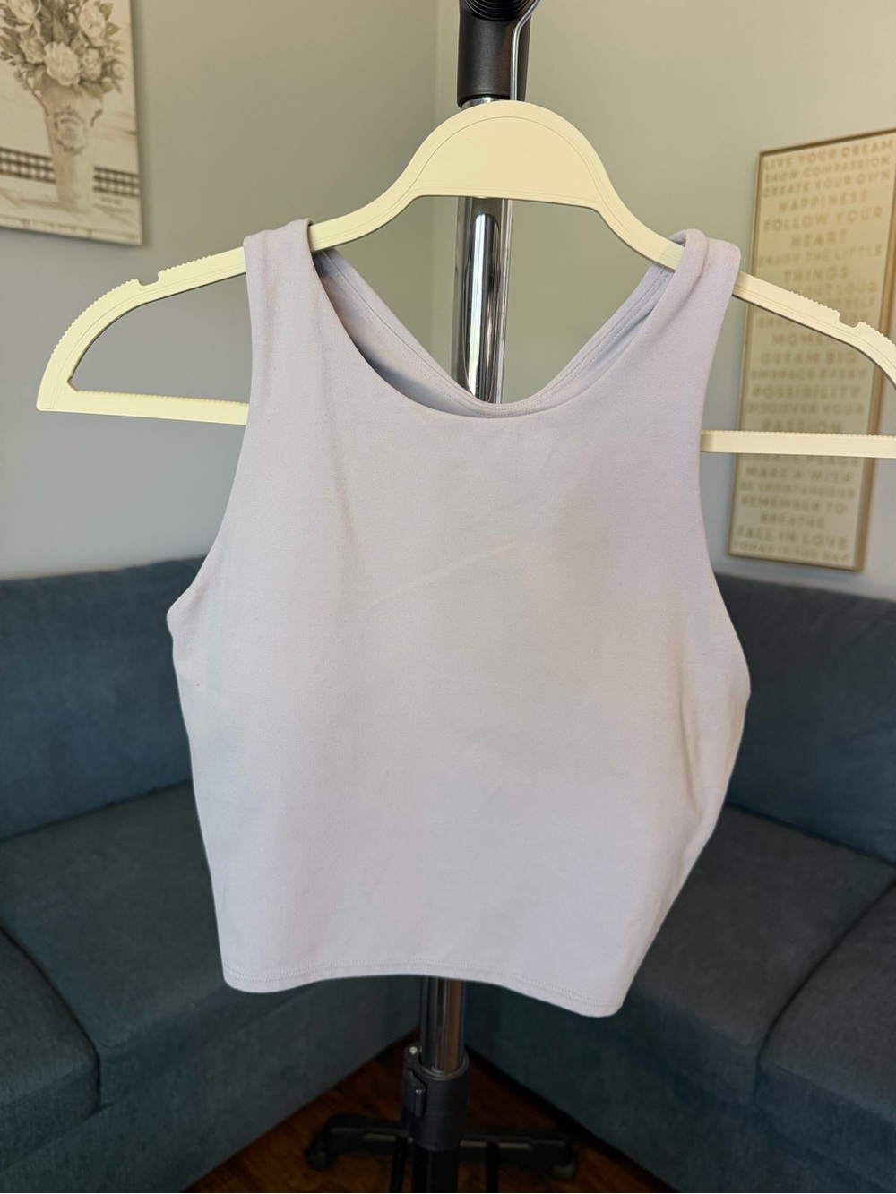 Athleta Light Lavender Crop Tank